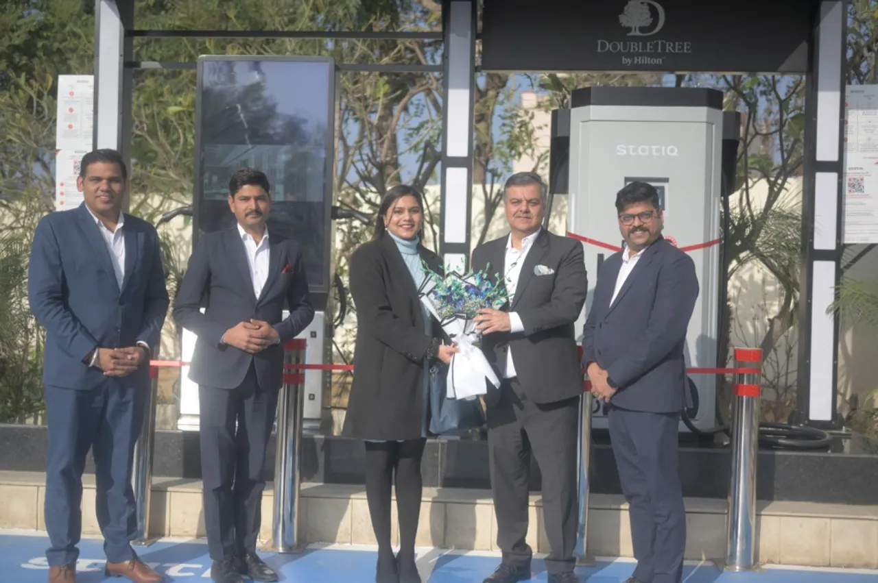 DoubleTree by Hilton Jaipur Amer electrifies guest experience with EV charging station in partnership with Statiq