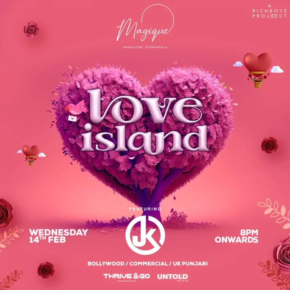 Experience Love's Melody with DJ JK: A Valentine's Day Affair at Magique Koramangala