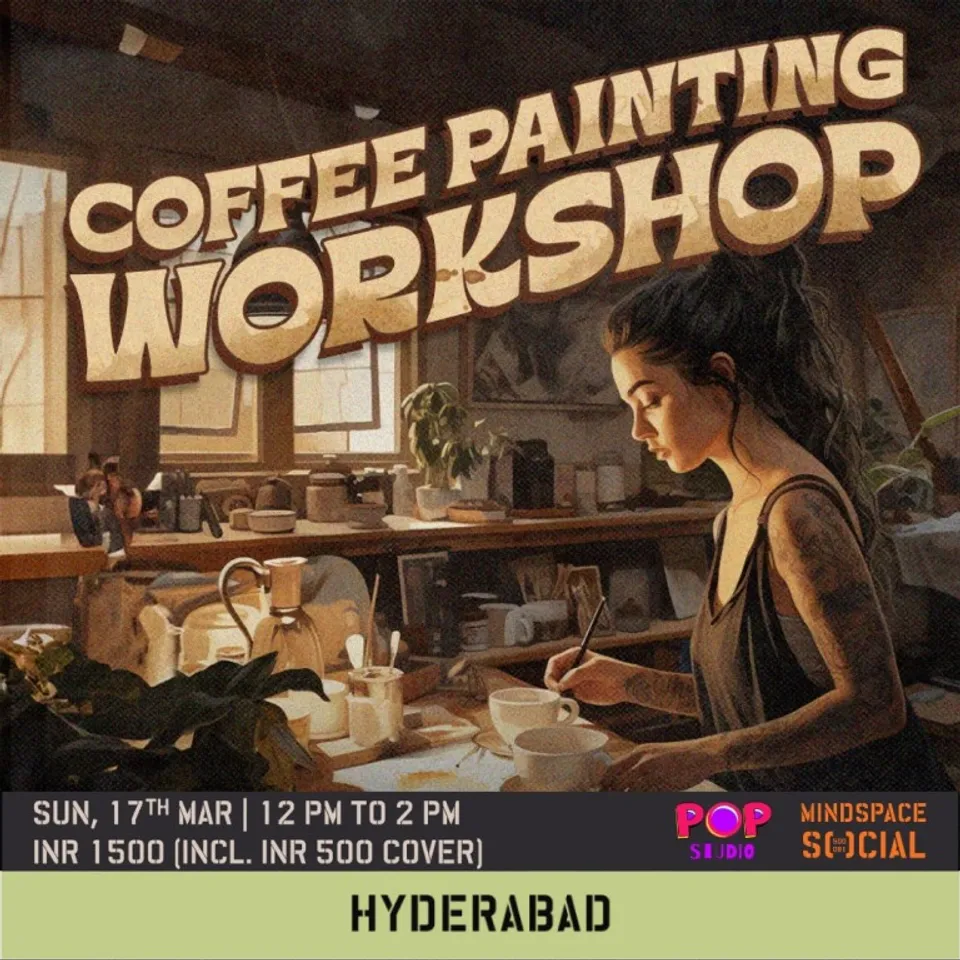 Unleash Your Creativity with Aromatic Coffee Painting at Mindspace, SOCIAL!