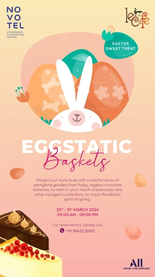 Eggstatic Baskets @Novotel Hyderabad Convention Centre