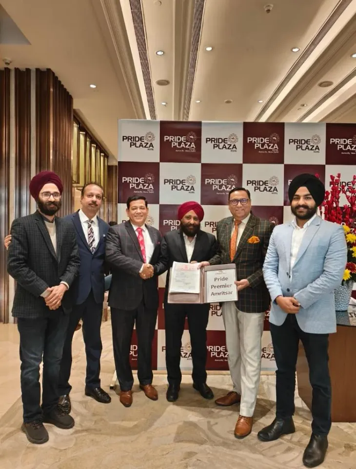 Pride Hotels Group Marks its Debut in Punjab with the signing of Pride Premier Hotel in Amritsar