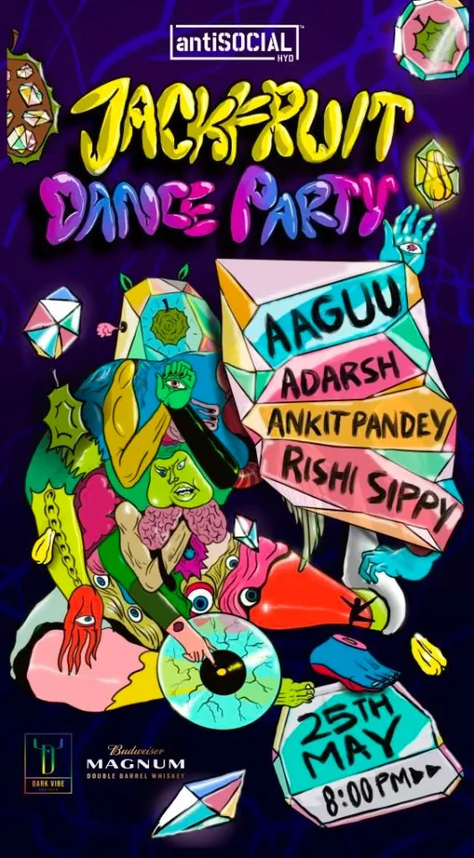 Jackfruit Dance Party at antiSOCIAL Hyderabad