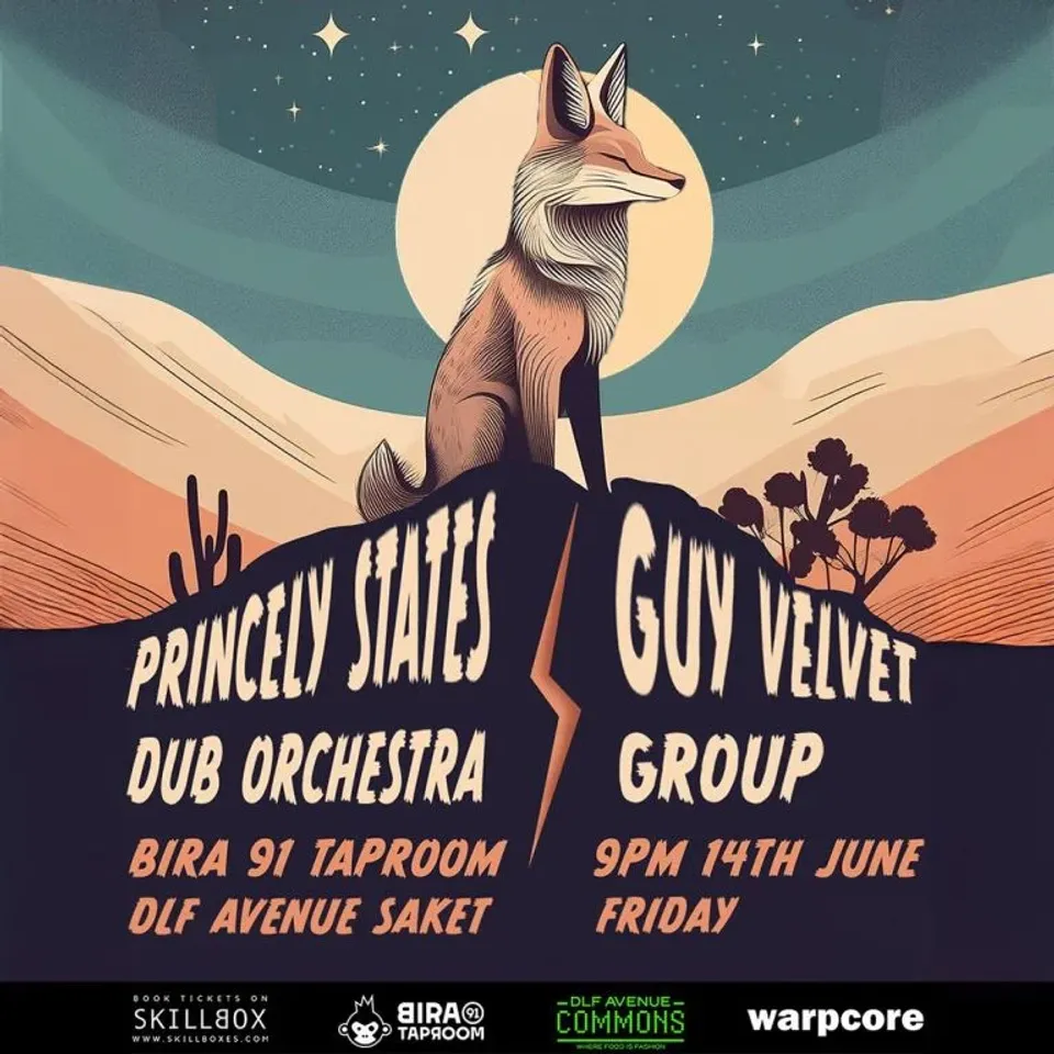 Dance the night away at Bira 91 Taproom with Princely States Dub Orchestra and Guy Velvet Group