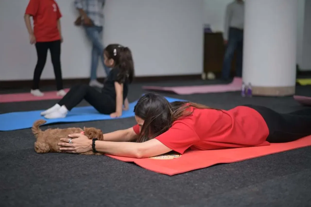 Experience Puppy Yoga at Andaz Delhi Every Saturday!