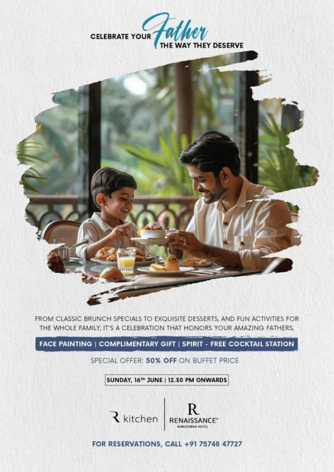 Family, Fun and a Father’s Day Brunch at Renaissance Ahmedabad Hotel