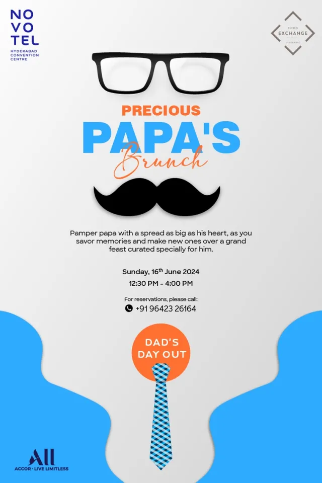 Precious Papa’s Brunch @Novotel Hyderabad Convention Centre