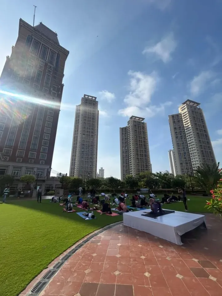 ITC Grand Central celebrates International Yoga Day