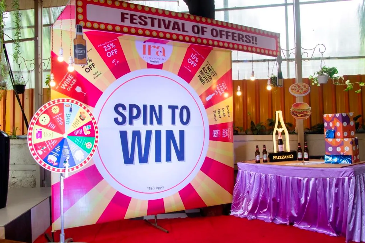 Spin The Wheel to Win Fest at Makeba, IRA By Orchid, Nashik