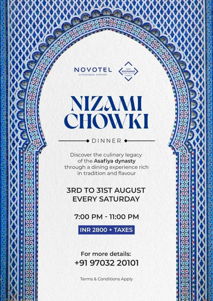 Novotel Hyderabad Airport Hosts ‘Nizami Chowki’ Dinner