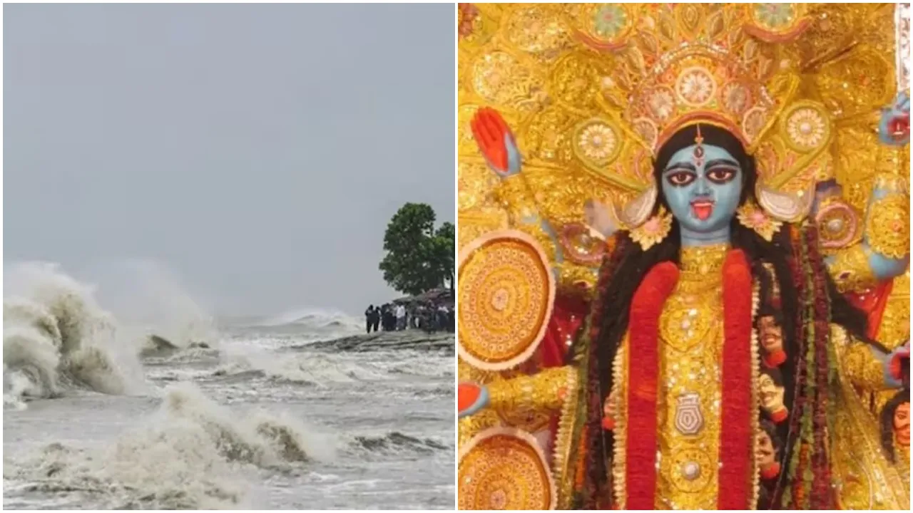 cyclone dana kali puja 2024,maldah,potters,rain,weather,ঘূর্ণিঝড় দানা, কালীপুজো ২০২৪,বৃষ্টি, মালদা, মৃৎশিল্পী