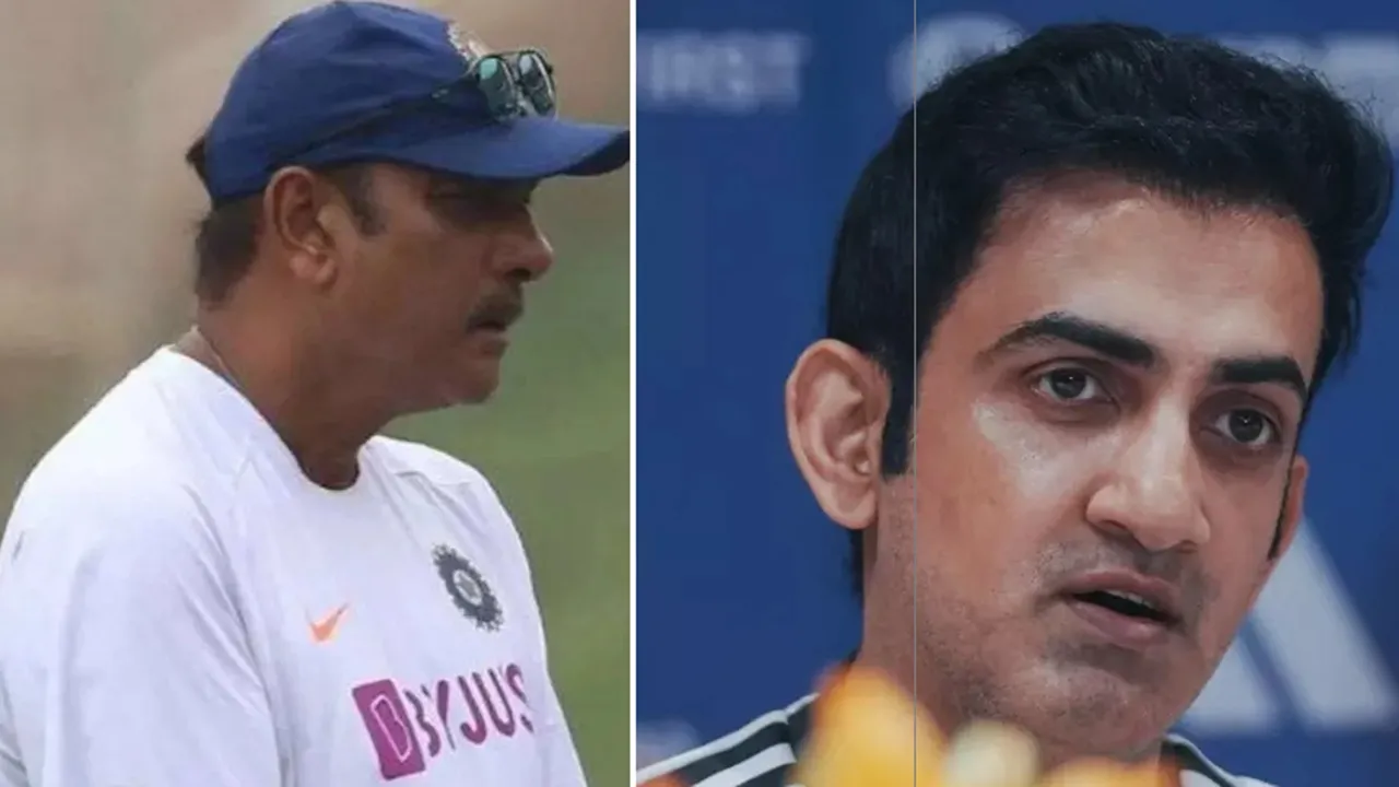 Ravi Shashtri, Gautam Gambhir, রবি শাস্ত্রী, গৌতম গম্ভীর,