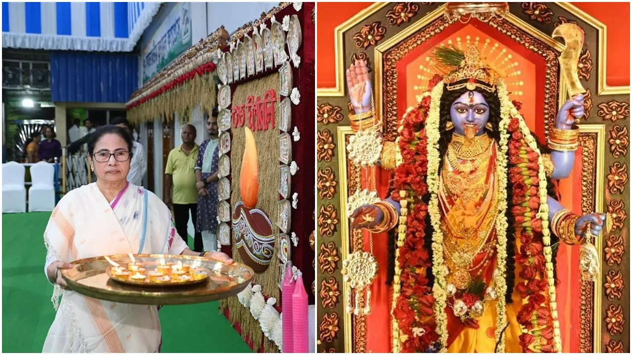 songs written by Mamata Banerjee,Mamata Banerjee's Painting,Mamata Banerjee, Kali Puja 2024, Shyama Sangeet written by Mamata Banerjee,মমতা বন্দ্যোপাধ্যায়ের লেখা শ্যামা সংগীত
