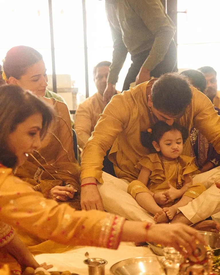 Raha Kapoor Diwali with parents: মা-বাবার সঙ্গে দীপাবলি পালন রাহা কাপুরের