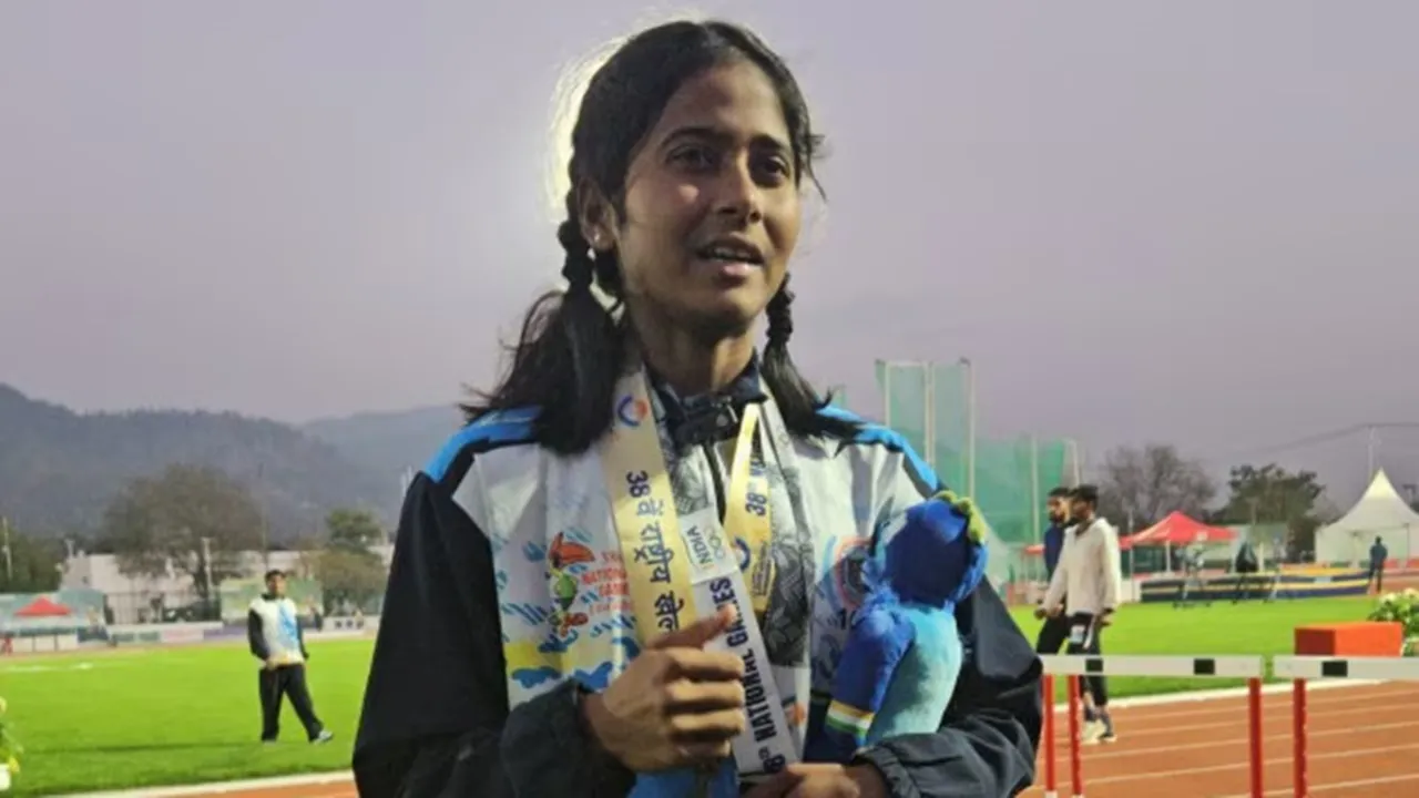 Moumita Mondal-National Games: ন্যাশনাল গেমসে বাংলার অ্যাথলিট মৌমিতা মণ্ডল