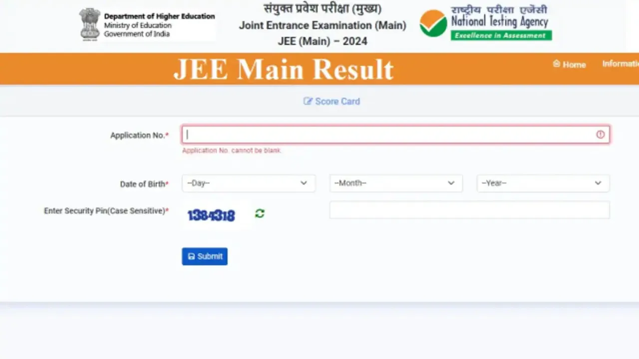 Jee Mains 2025 Result Update: