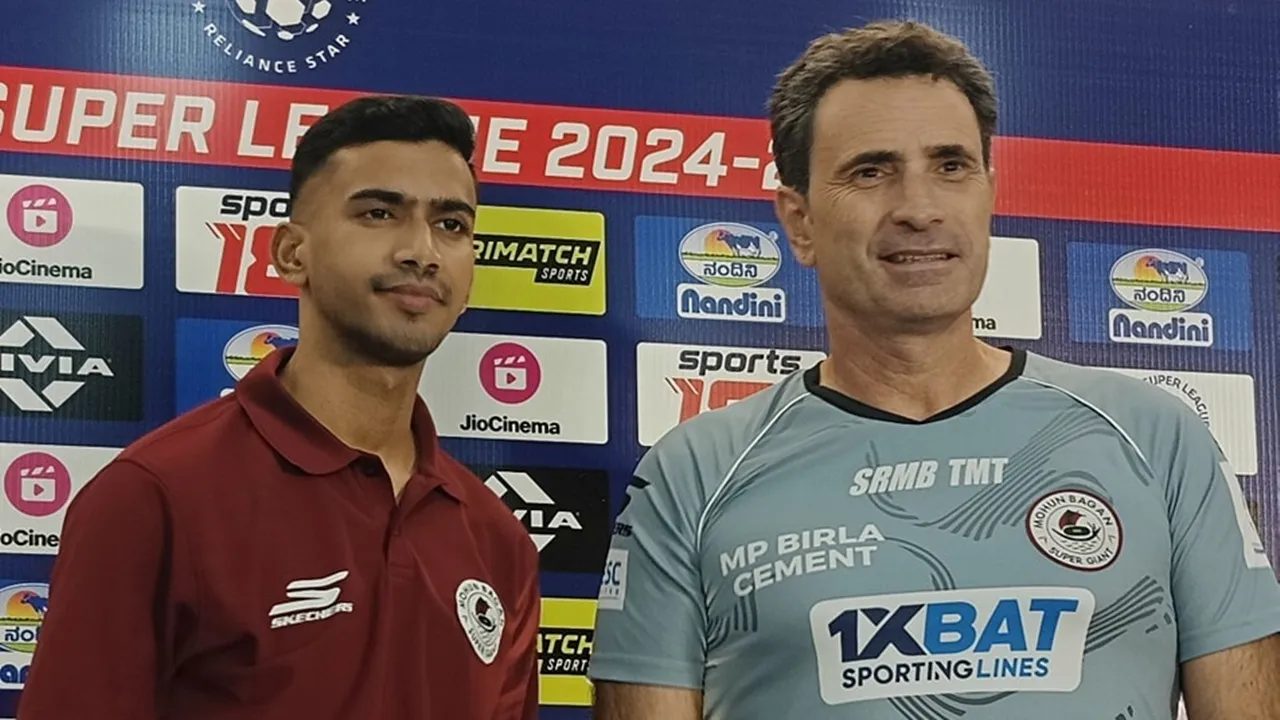 Mohun Bagan Press Conference: সাংবাদিক বৈঠকে মোহনবাগান হেড কোচ হোসে মোলিনা ও ফুটবলার আশিক কুরুনিয়ান