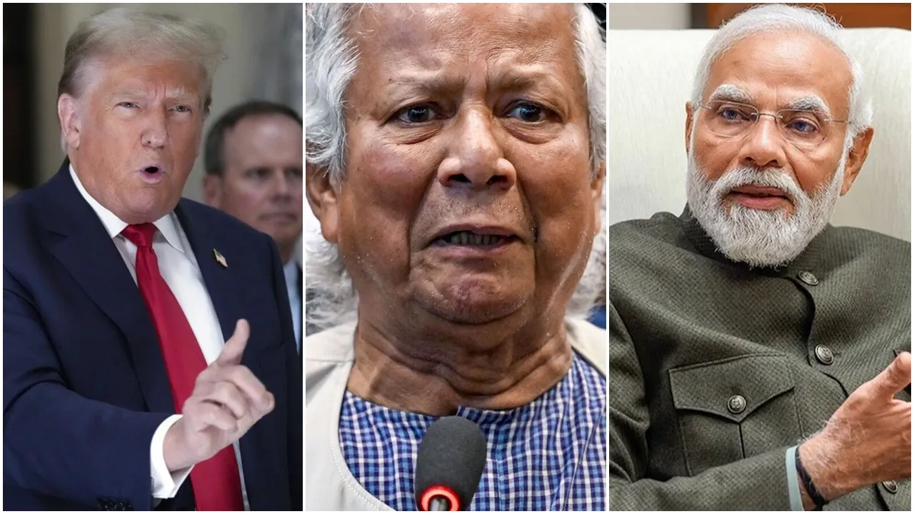 Donald trump comments on bangladesh,Donald trump,Narendra Modi,বাংলাদেশ নিয়ে ডোনাল্ড ট্রাম্পের মন্তব্য, মোদী, মহম্মদ ইউনুস