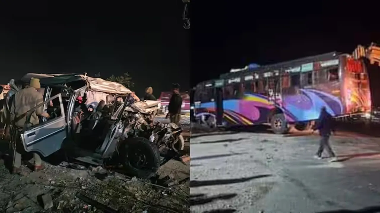 10 people died in bolero bus crash on prayagraj mirzapur highway
