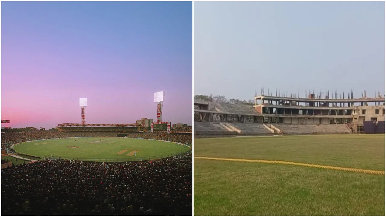 Eden Garden-Tripura Stadium: ইডেন গার্ডেন এবং ত্রিপুরা স্টেডিয়াম