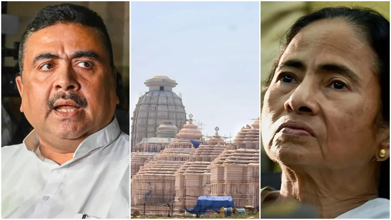 Suvendu Adhikari,Mamata Banerjee, Jagannath Temple,Digh, দিঘা, জগন্নাথ মন্দির,শুভেন্দু অধিকারী,মমতা বন্দ্যোপাধ্যায়