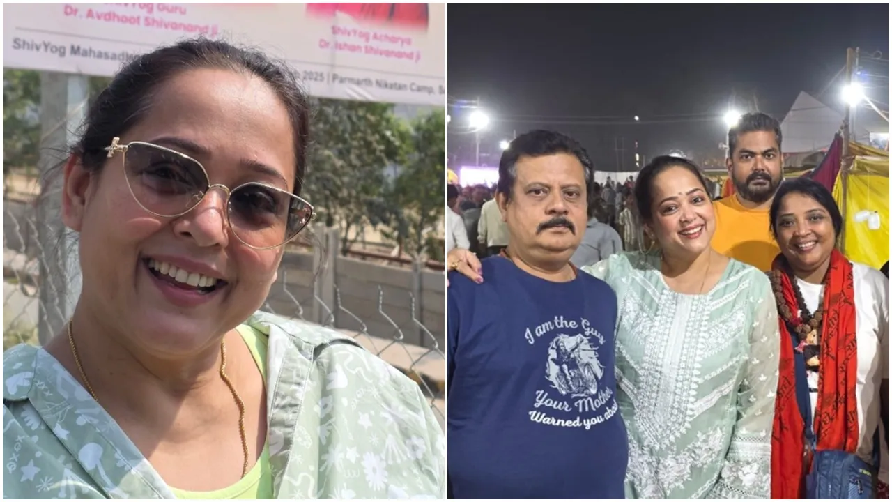 Aparajita adhya shared some posts on visiting maha Kumbh tollywood news
