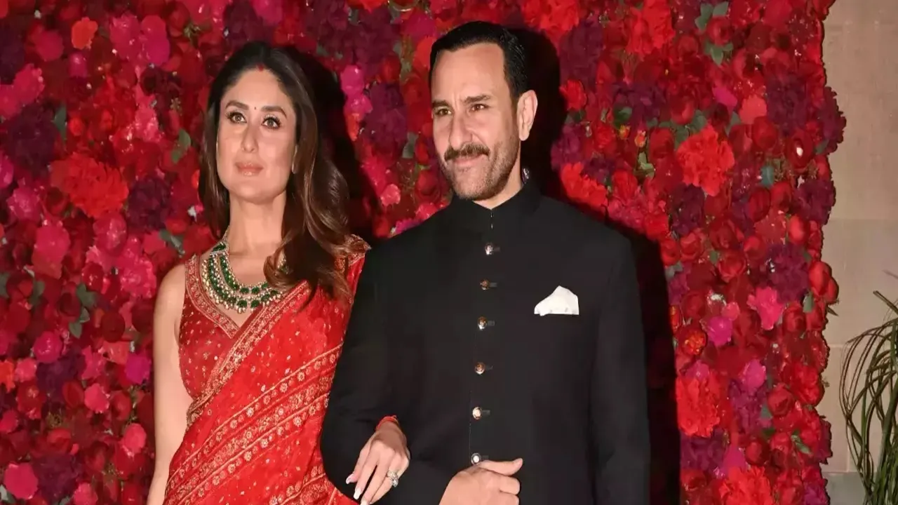 সিঁথিতে সিঁদুর-সইফের সঙ্গে গ্র্যান্ড এন্ট্রি