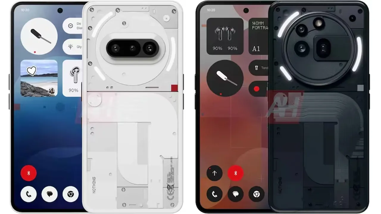 Nothing Phone 3a, Phone 3a Pro Renders Leaked