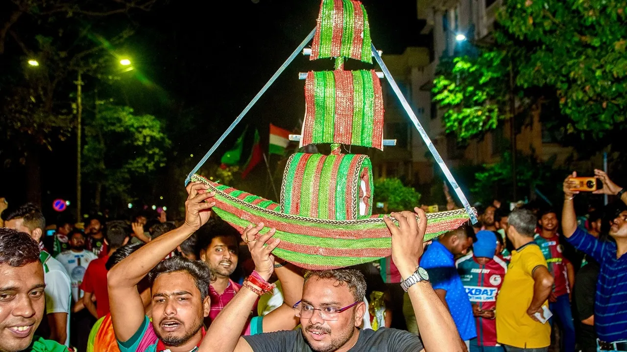 Mohun Bagan Super Giant: আইএসএল জয়ের আনন্দে মোহনবাগান সুপার জায়ান্টের সমর্থকরা