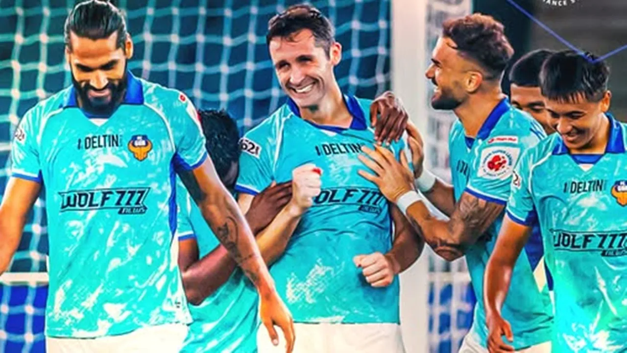 Punjab FC-FC Goa: পঞ্জাব এফসি বনাম এফসি গোয়ার ম্যাচের একটি মুহূর্ত