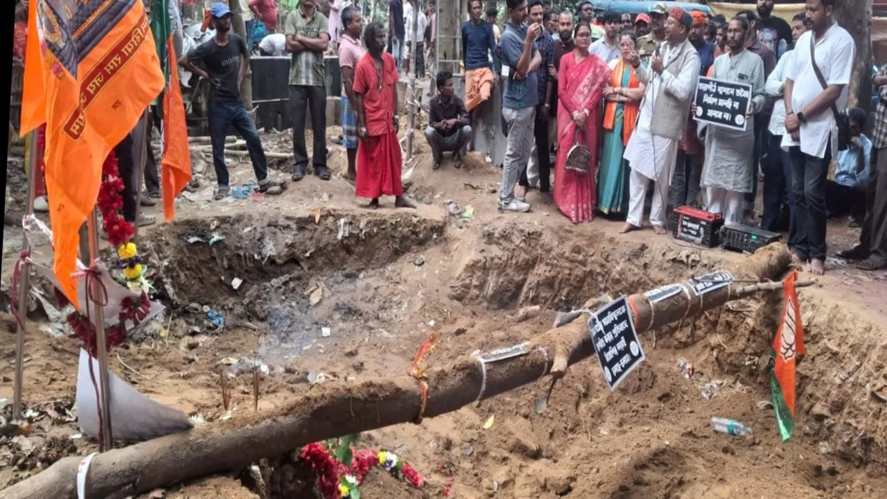 Tarapith,Tarapith maha samsan,BJP, তারাপীঠ,তারাপীঠ মহা শ্মশান,বীরভূম