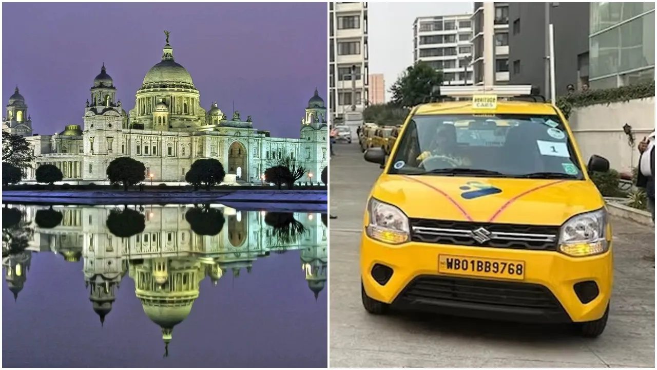 Kolkata's iconic yellow cabs