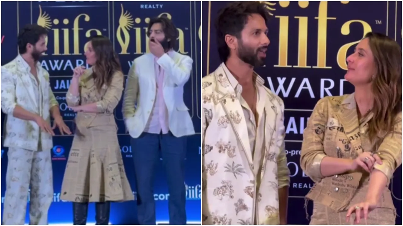 shahid-kareena reunited in IIFA