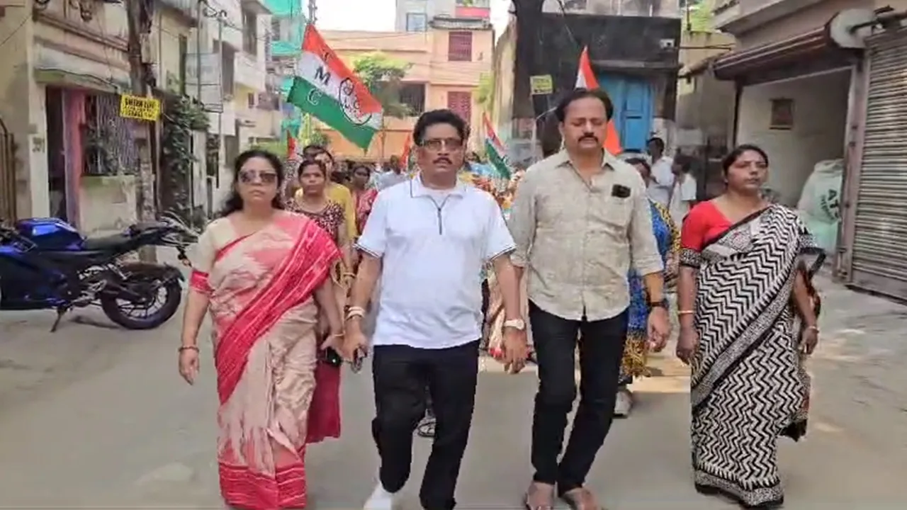 TMC Protest Rally Aganist molestation aganist Minorgirl Dumdum 