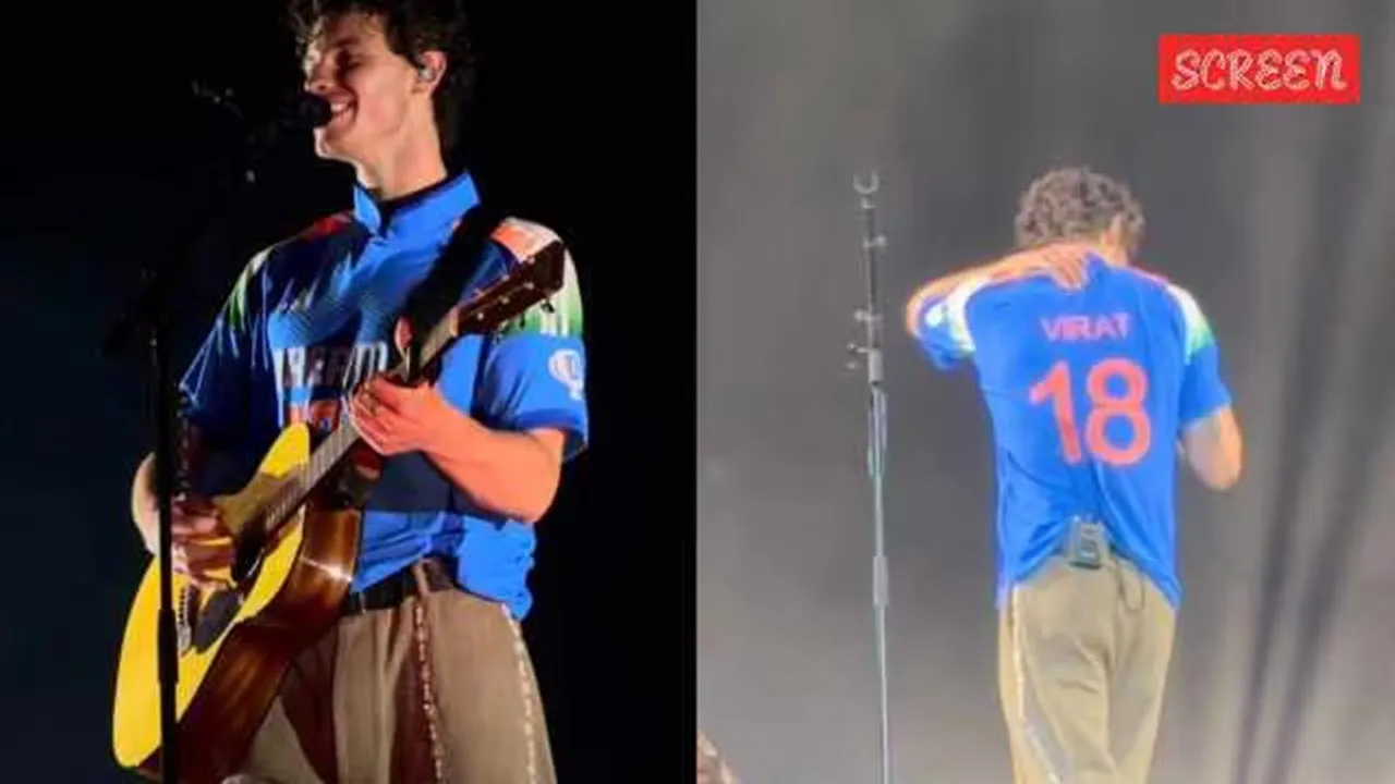 Shawn Mendes shows support for Team India, dons Virat Kohli’s jersey