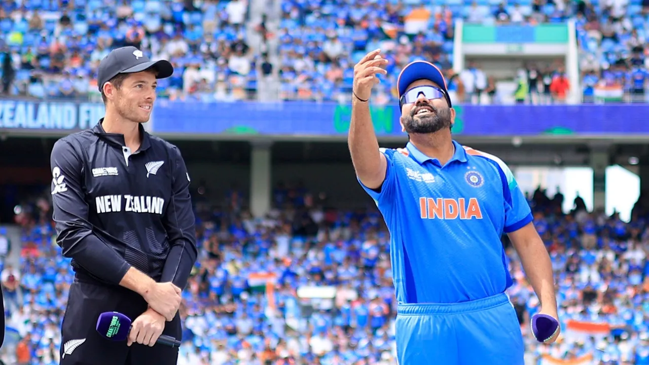 NZ-INDIA: চ্যাম্পিয়ন্স ট্রফির ফাইনালে নিউজিল্যান্ড ও ভারতের মধ্যে টসের দৃশ্য
