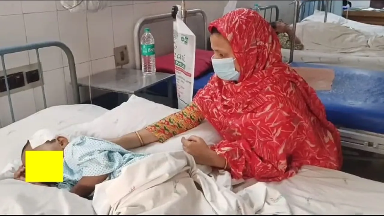 Malda child Critical Operation by Swathyasathi card parents Thanks to Mamata Banerjee