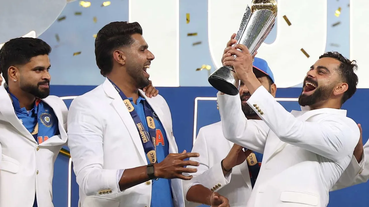 Indian Cricket Team-Champions Trophy: চ্যাম্পিয়ন্স ট্রফি হাতে ভারতীয় ক্রিকেট দল