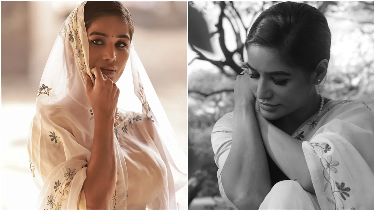 Poonam Pandy: মহাকুম্ভে পুণ্যস্নানের পরই ভোলবদল? শাড়ির আঁচল দিয়ে ঘোমটা মাথায় স্বল্পবসনা পুনম!