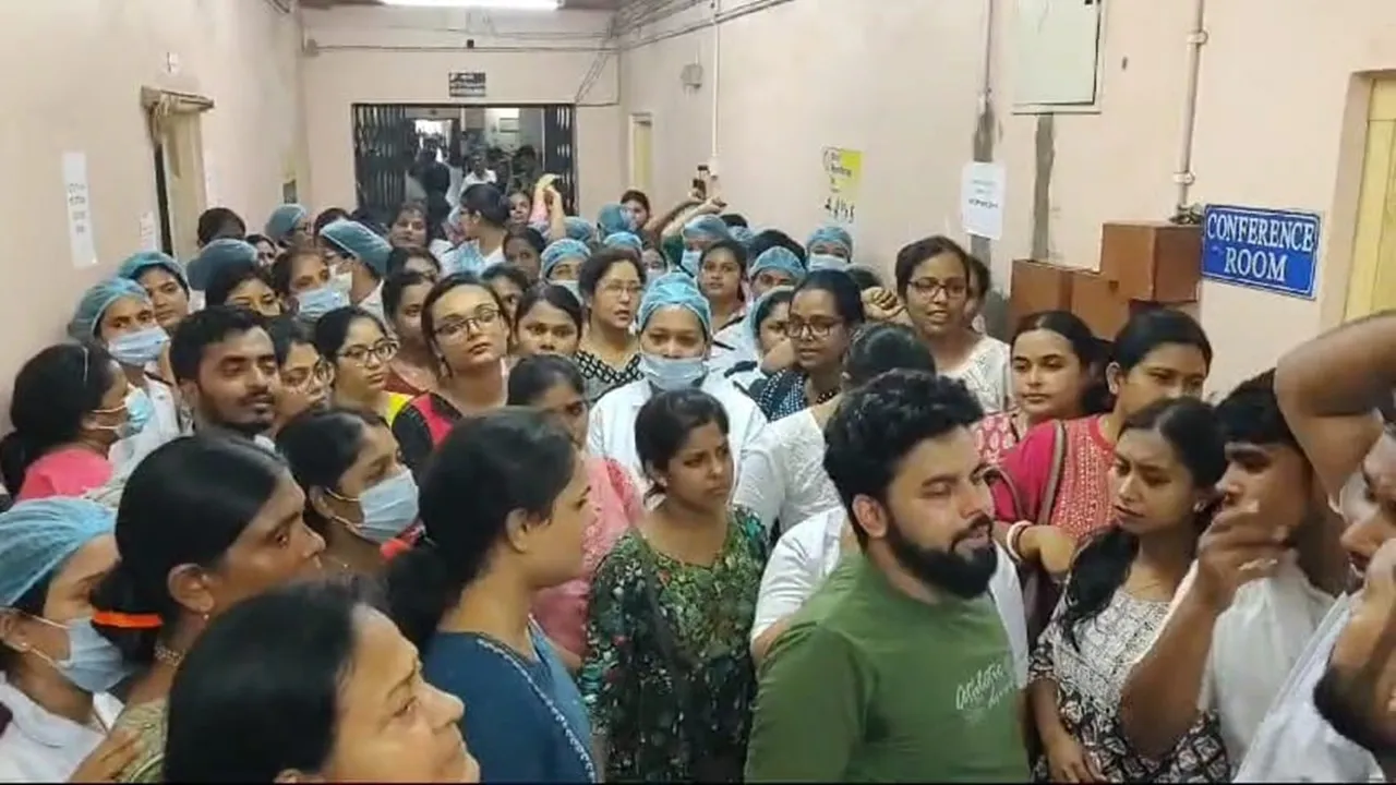 nursing staff protest