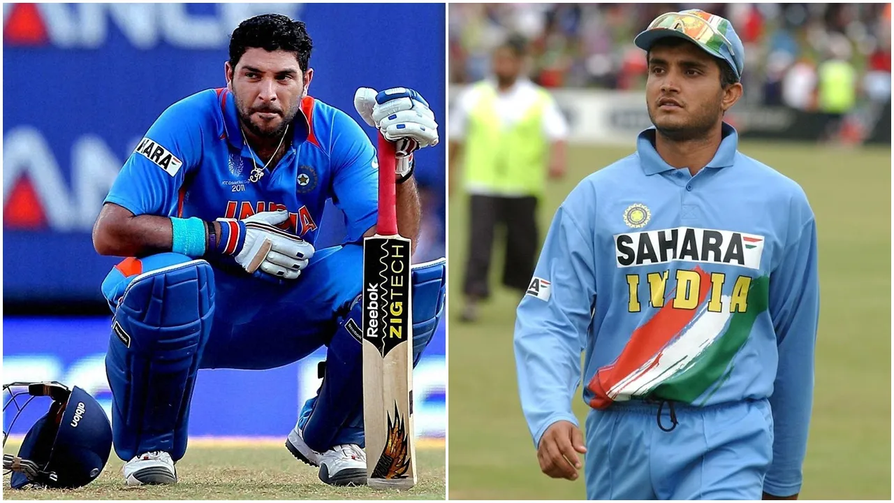 Yuvraj Singh, Sourav Ganguly, যুবরাজ সিং, সৌরভ গাঙ্গুলি,