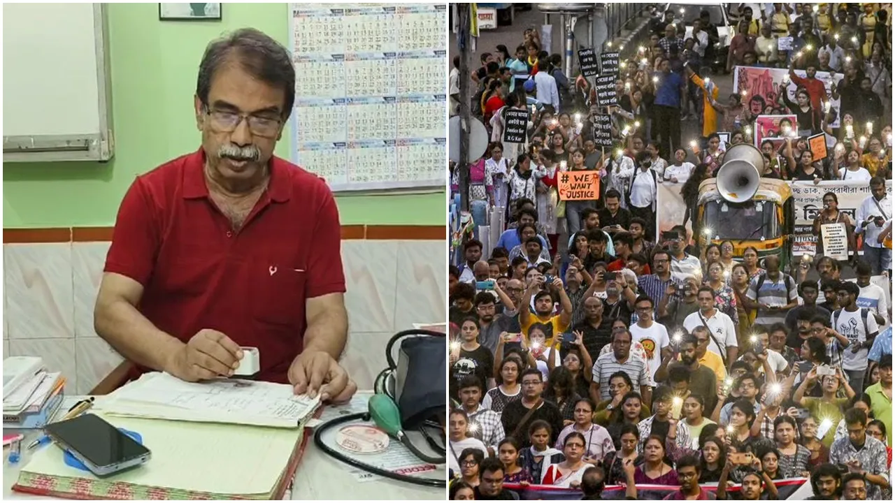 প্রেসক্রিপশনে স্ট্যাম্প দিয়ে আরজি কর কাণ্ডের প্রতিবাদ