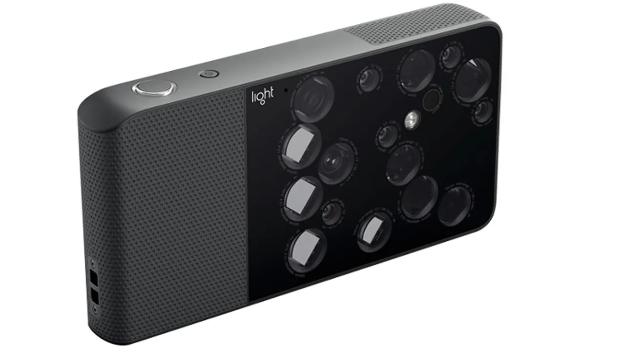 Smartphone with 9 rear camera lens system