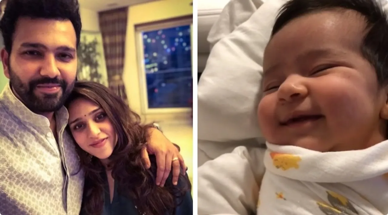 Rohit Sharma's Daughter Samaira's Cute Smile Lights Up Social