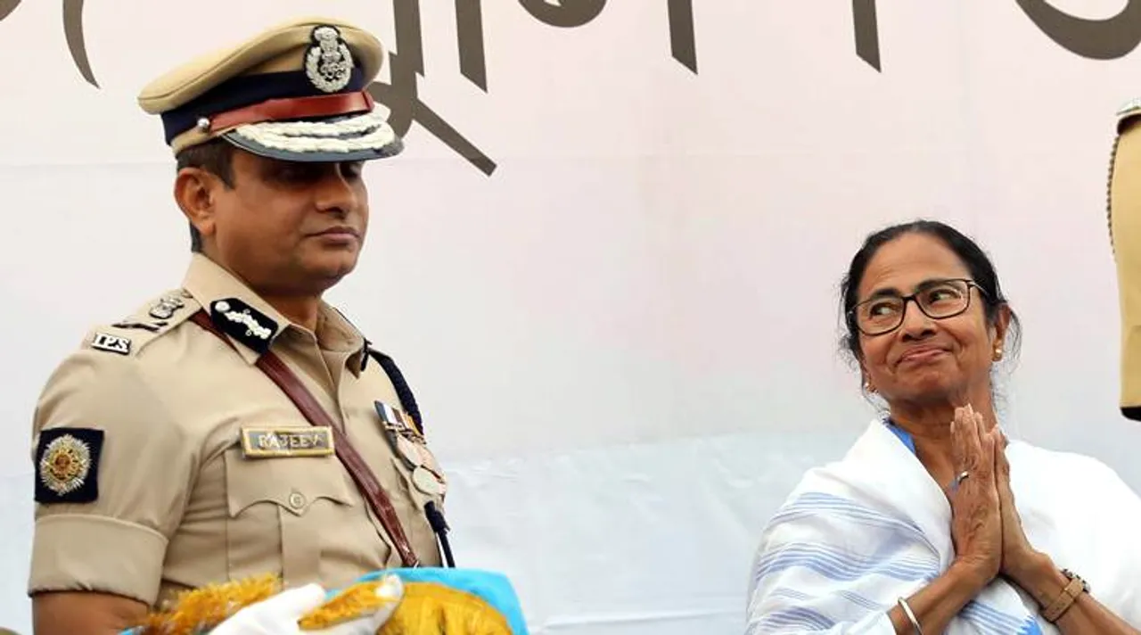 Mamata Banerjee and Rajeev Kumar
