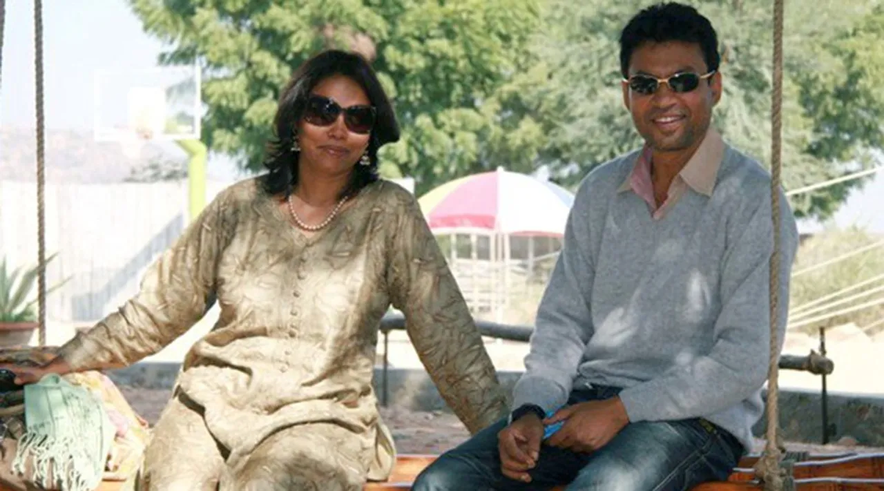 Irrfan Khan with wife Sutapa Sikdar