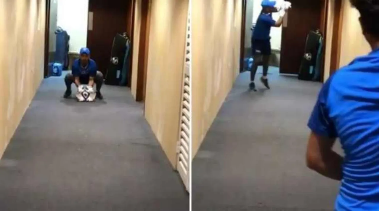 Hotel corridor turns into 22-yard strip for Rishabh Pant and Kuldeep Yadav