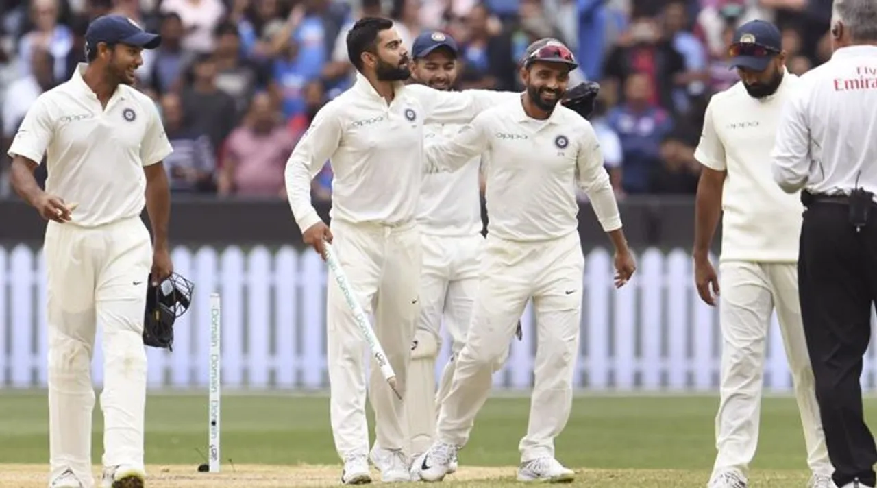 ajinkya rahane with Virat kohli