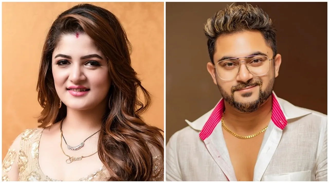 Srabanti Chatterjee and Soham Chakraborty on television