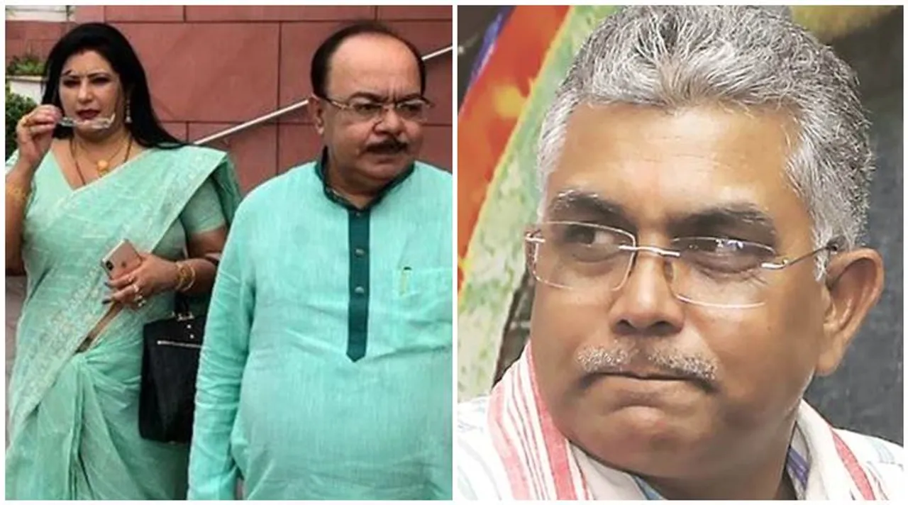 sovan chatterjee, শোভন চট্টোপাধ্যায়, baisakhi banerjee, বৈশাখী বন্দ্যোপাধ্যায়, dilip ghosh, দিলীপ ঘোষ, dilip ghosh comments on sovan baisakhi, শোভন-বৈশাখীকে নিয়ে মন্তব্য দিলীপের, ডাল ভাত, dilip ghosh latest comment, দিলীপ ঘোষের ডাল ভাত মন্তব্য