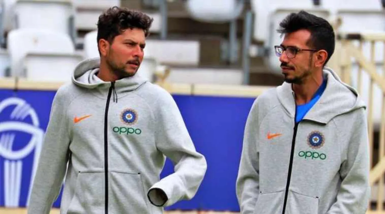 Kuldeep Yadav reacts after being snubbed from T20I series